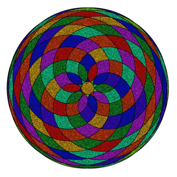 여러 가지 빛깔된의 원형 모양 — 스톡 사진