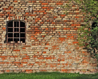 eski sanayi Binası, brickwall ve pencere