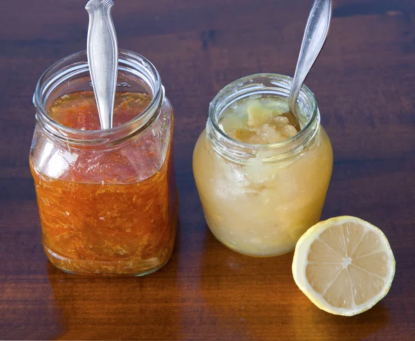 Portakal ve limon marmelat — Stok fotoğraf