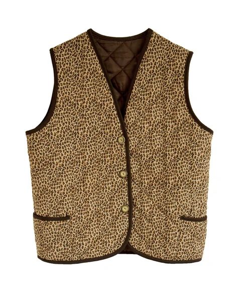 Padded waistcoat with button — Stock Photo, Image