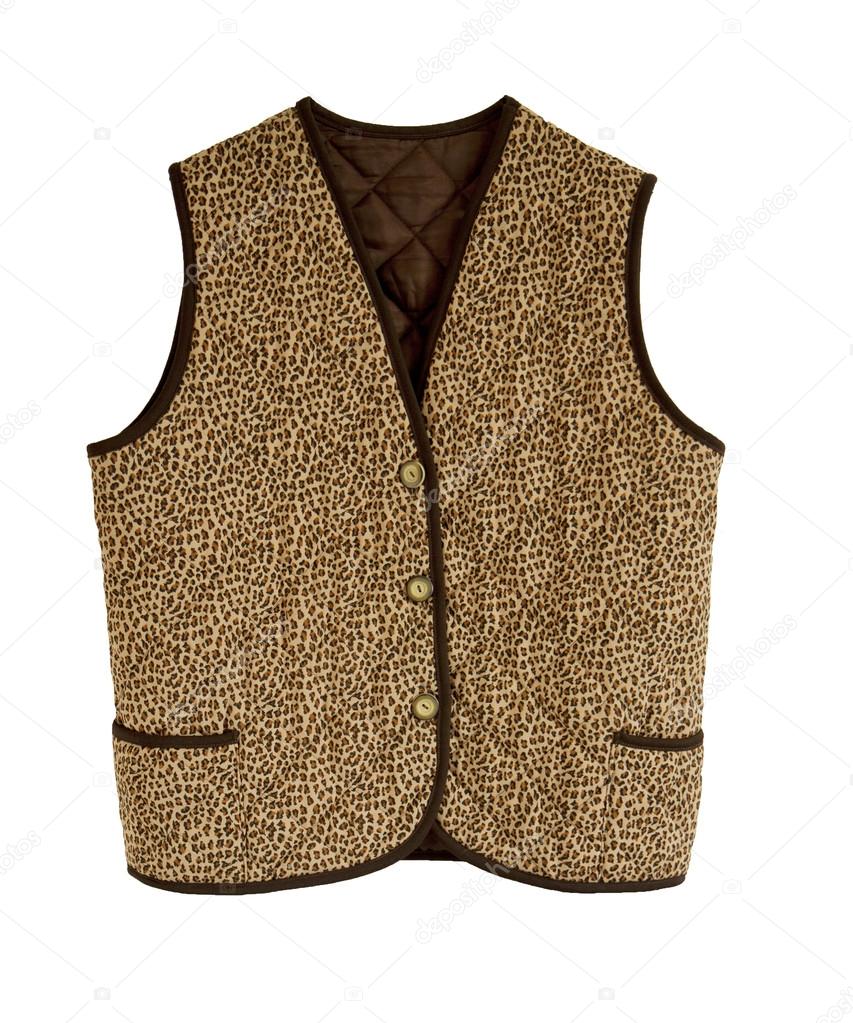 Padded waistcoat with button