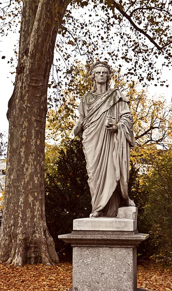 독일 슈투트가르트-쉴러 동상 — 스톡 사진