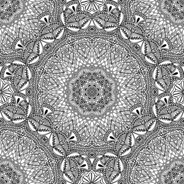 mandala mit damast blumenmuster arabeske runde