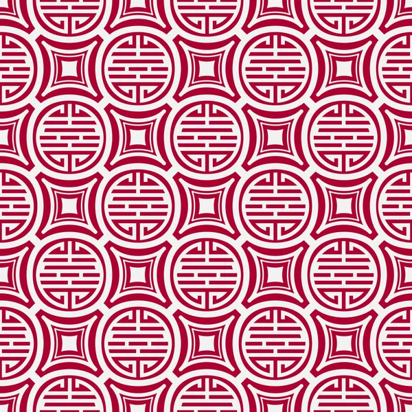 Безшовні візерунком в тибетському стилі. Китайських мотивів пофарбовані Орнамент. — стоковий вектор