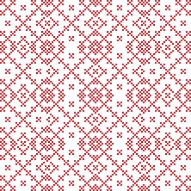 Slav dikiş taklit ile sorunsuz arka plan.