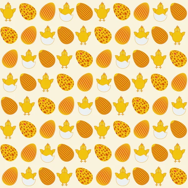 Easter simple seamless pattern. — Stock Vector