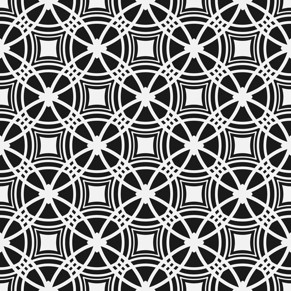 Monochrome seamless pattern. Geometric simple repetitive background. — Stock Vector