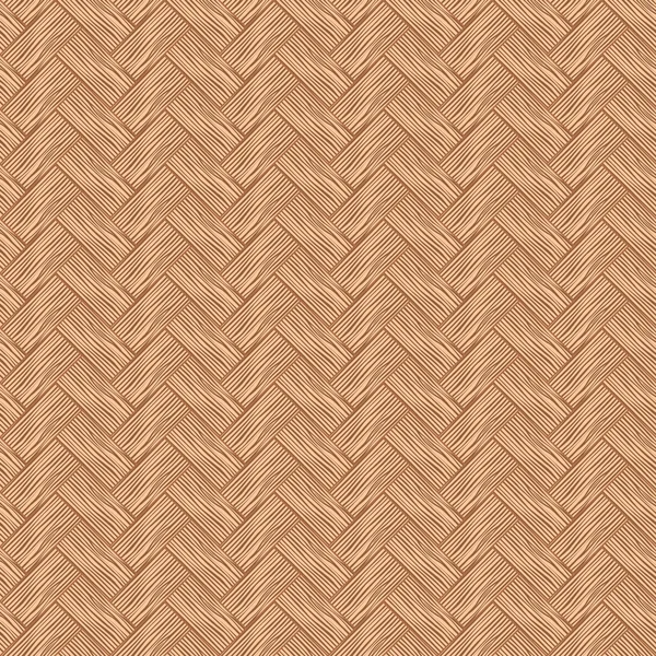 Bezešvé pattern proutěný třešňové dřevo barva. — Stockový vektor