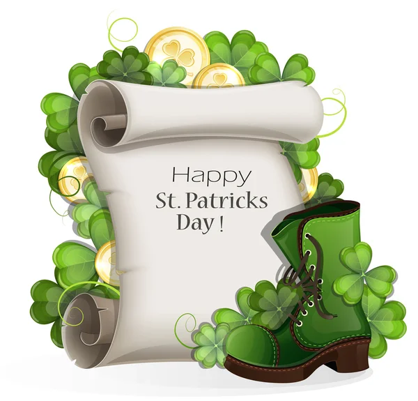 Affiche de la Saint Patrick — Image vectorielle