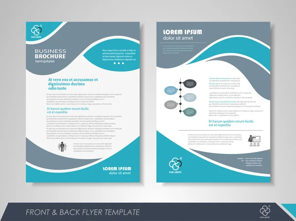 Business flyer cover ontwerp — Stockvector