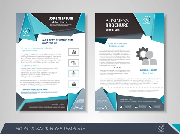 Brochure ontwerp bedrijf — Stockvector
