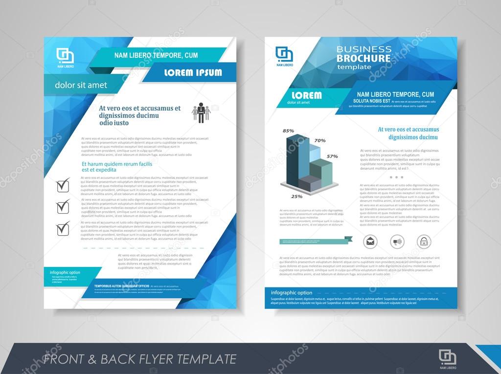  Exemple  de brochure  d entreprise   Image vectorielle 