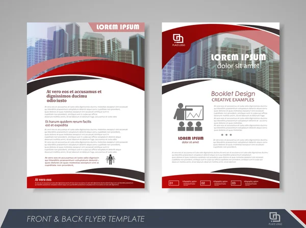 Business flyer cover ontwerp — Stockvector