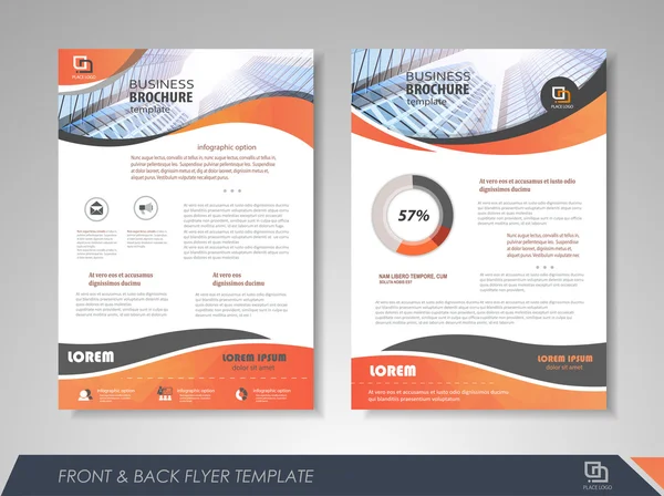 Brochure ontwerp bedrijf — Stockvector