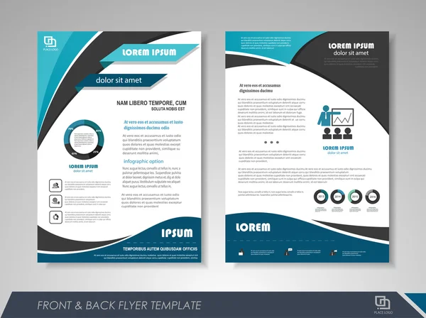 Business brochure sjabloon — Stockvector