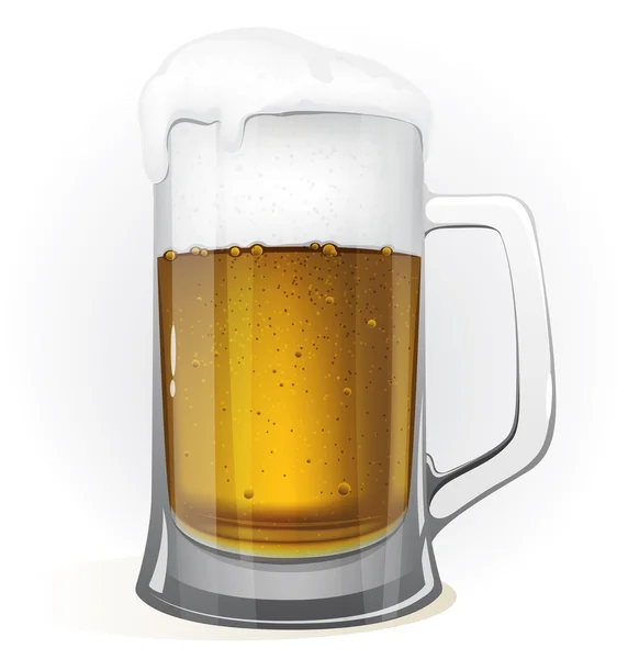 Verre de bière — Image vectorielle