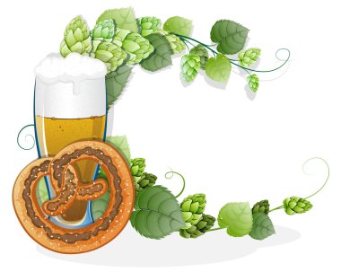 Tuzlu kraker ve bir bardak bira