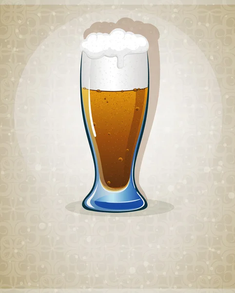 Verre à bière — Image vectorielle