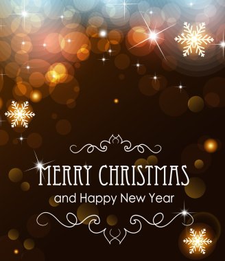 Turuncu parlak Noel ışıkları