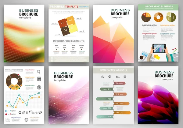 Creatieve achtergronden en abstract begrip infographics — Stockvector