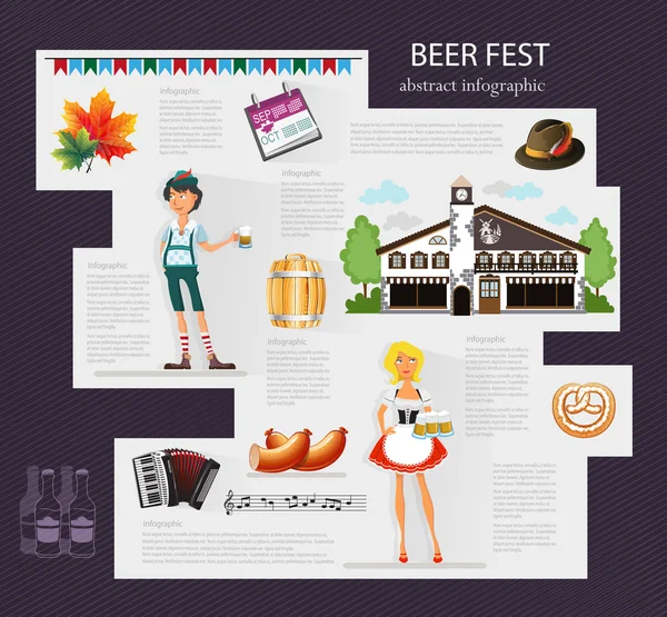 Beer festival — Stock Vector