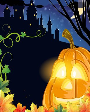 Jack O Lantern perili Şato yakınındaki