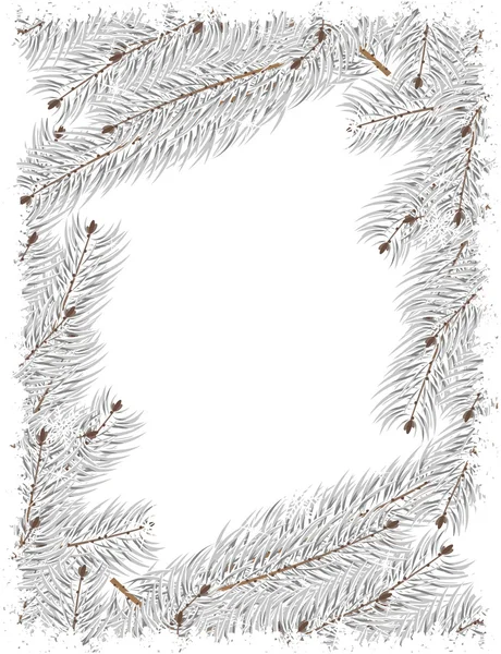 クリスマスツリーの枝 — ストックベクタ
