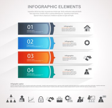 Infographic şablon tasarımı