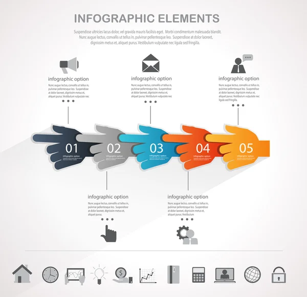 การออกแบบ infographics ธุรกิจ — ภาพเวกเตอร์สต็อก