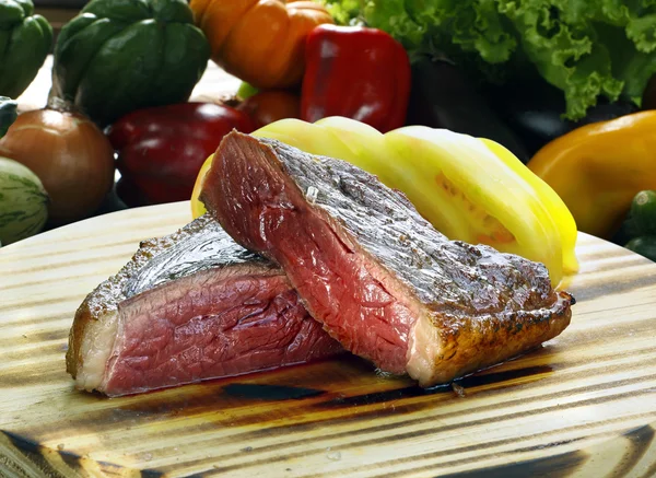 구운 쇠고기 스테이크 — 스톡 사진