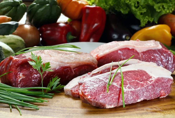 Rohes Schweinefleisch — Stockfoto