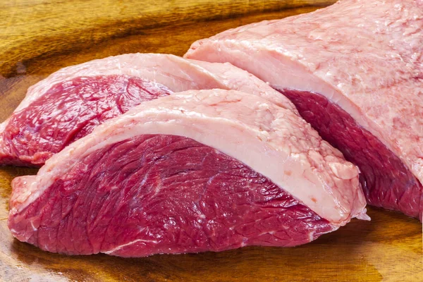 Picanha Brasileira Alimentos Crus Carne — Fotografia de Stock