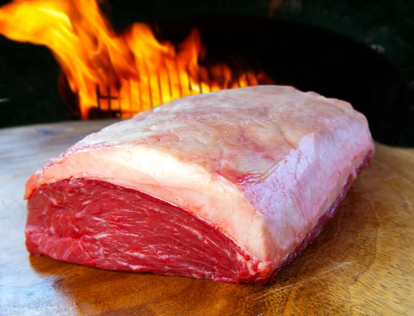 Бразильская Пиканья Сырое Мясо — стоковое фото