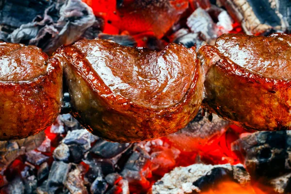 Picanha Tradycyjna Brazylijska Wołowina — Zdjęcie stockowe