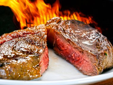 Doğranmış ızgara biftek hazır, Picanha