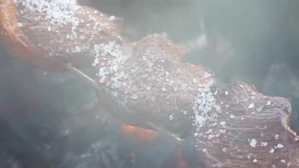 Rosticceria Bistecca Alla Steakhouse Picanha Affettata — Video Stock