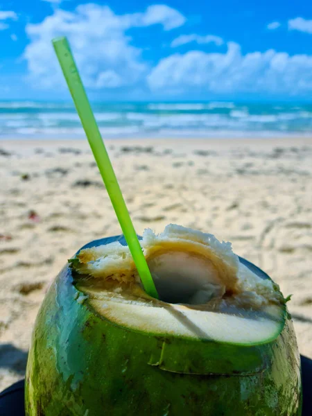 Água Fria Coco Praia — Fotografia de Stock