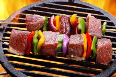 Izgara sebzeli kebap