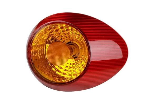Rode auto koplamp — Stockfoto