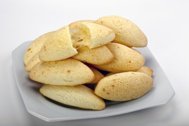 Fresh buns with cheese stuffing
