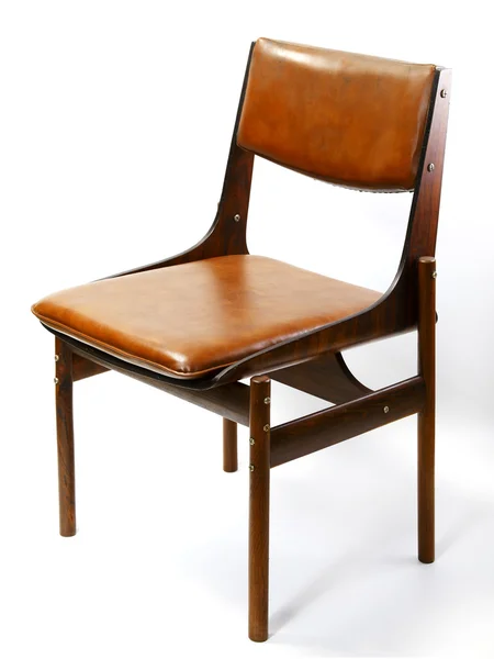 Klasik stili kahverengi sandalye — Stok fotoğraf
