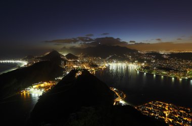 Teleferik şehirden Rio de Janeiro