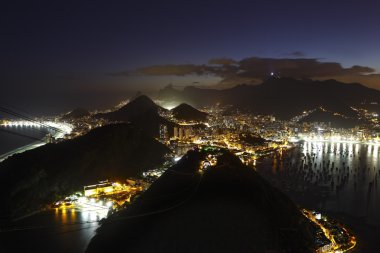 Teleferik şehirden Rio de Janeiro