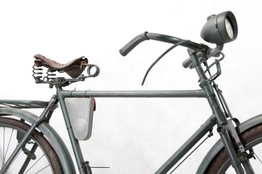 Vintage Bisiklet beyaz arka plan