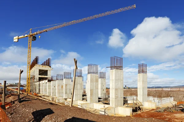 Building place under construction — Stockfoto