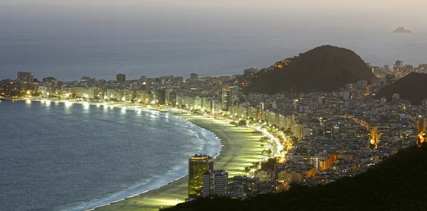 Рио-де-Жанейро от канатной дороги — стоковое фото