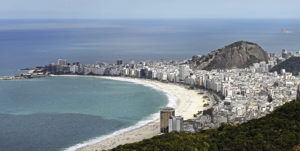 Ciudad de Río de Janeiro desde teleférico — Foto de Stock