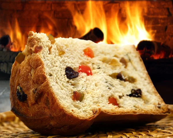 Fresh baked Panettone — Stock Photo, Image