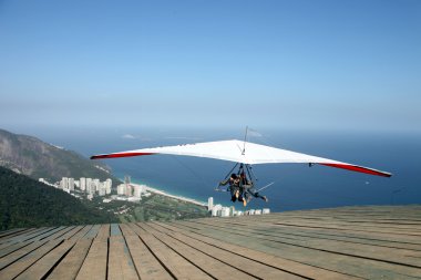 Rio de Janeiro Brezilya plajları havadan görünümü
