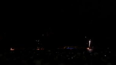 Copacabana Plajı muhteşem havai fişek